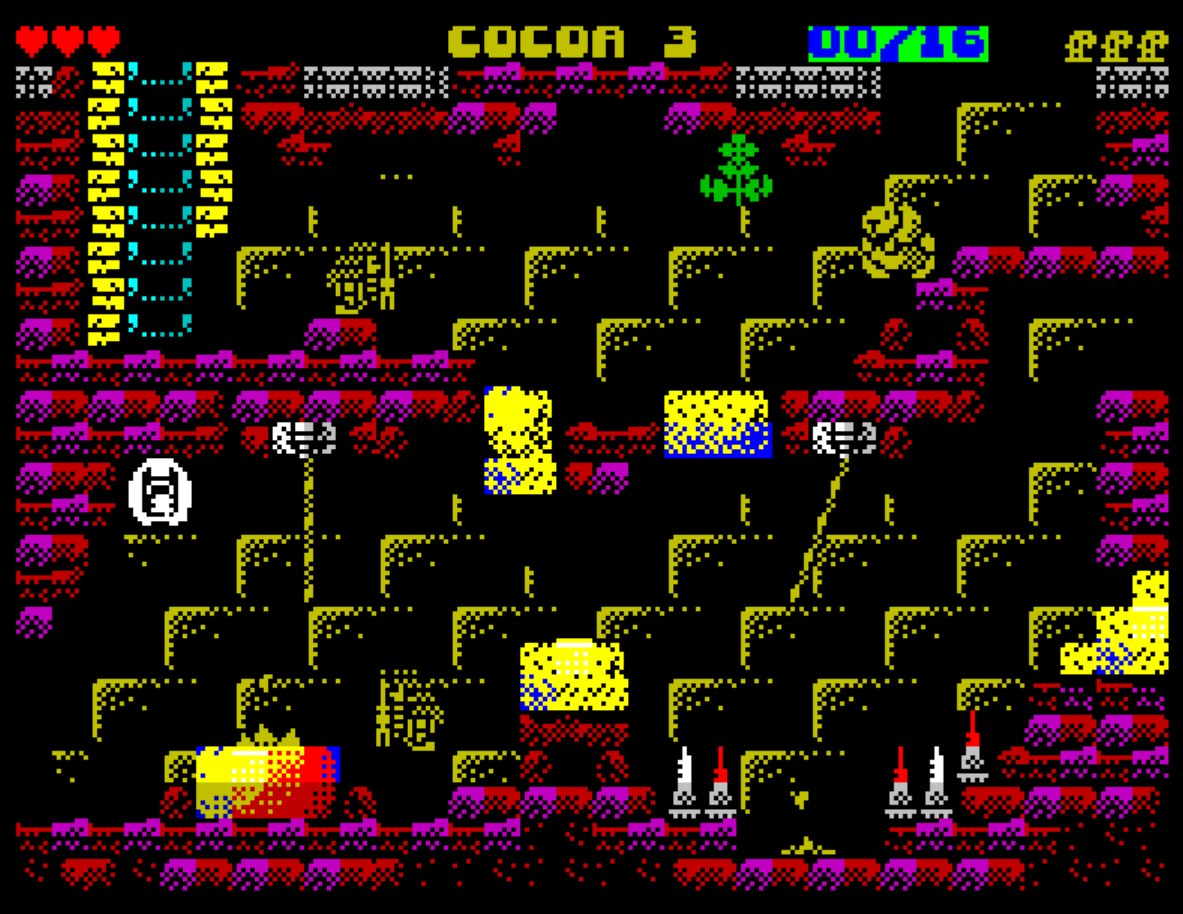 Cocoa 3: one colour phase of the blinking