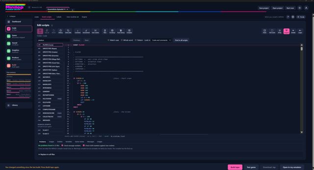Code, Event scripts