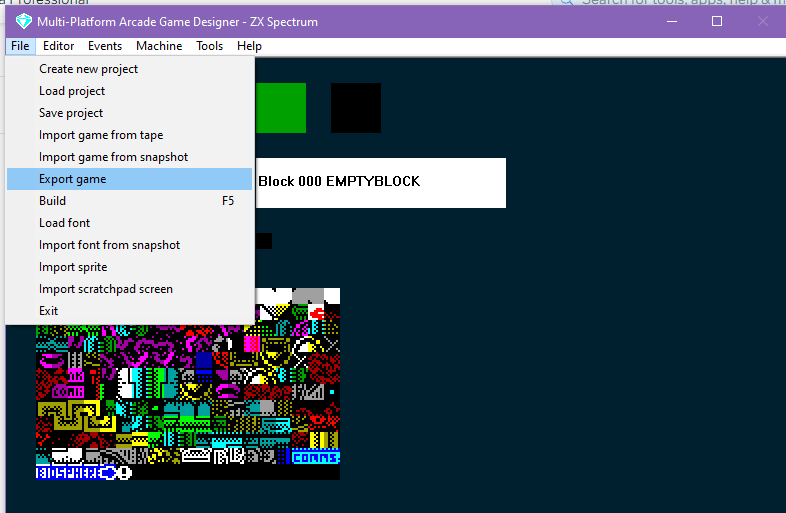 Screenshot from the tutorial