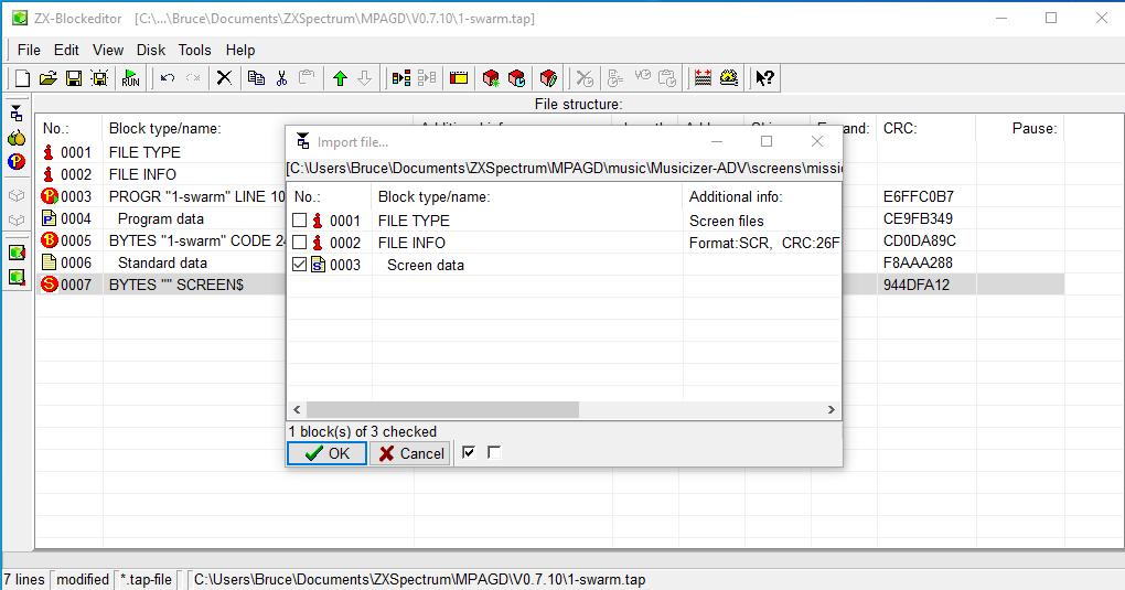 Screenshot from the tutorial